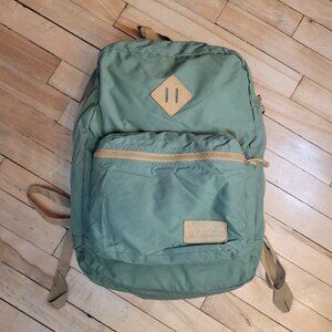JanSport Sage Green Backpack Laptop Travel Bag